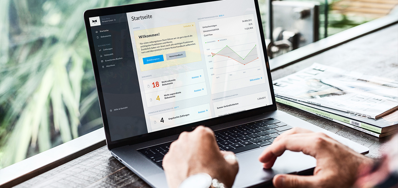 Buchhaltungsbutler Dashboard